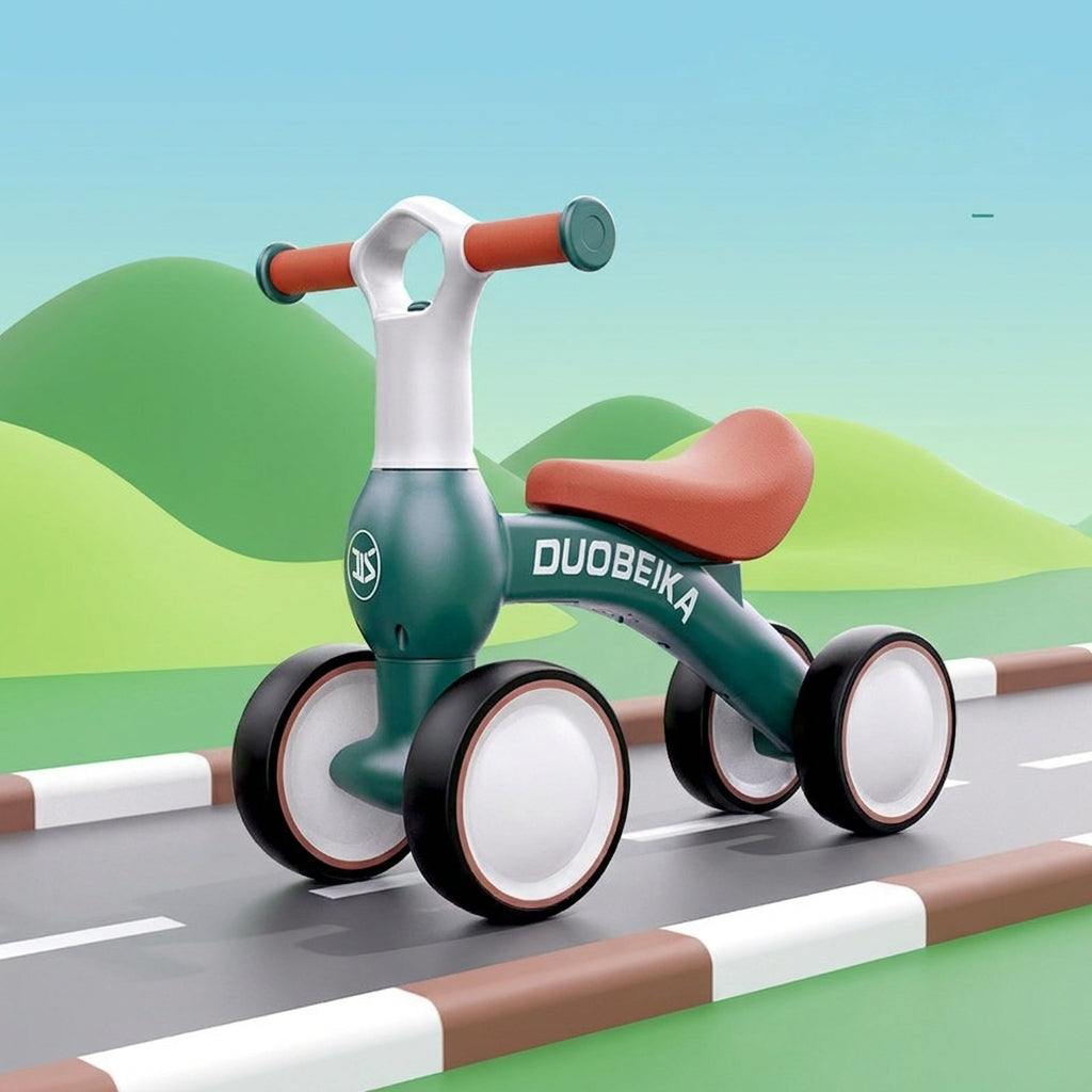 Draisienne Porteur Bébé 4 Roues Bébé PP+ABS | Certifié 3C, Apprentissage Marche 1-3 ans | SolidVelo