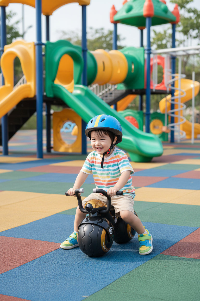 Draisienne Enfant 2 ans Torsion 12 Pouces ABS | Charge 75kg, Poignée Parentale, Multi-Âge | SolidVelo