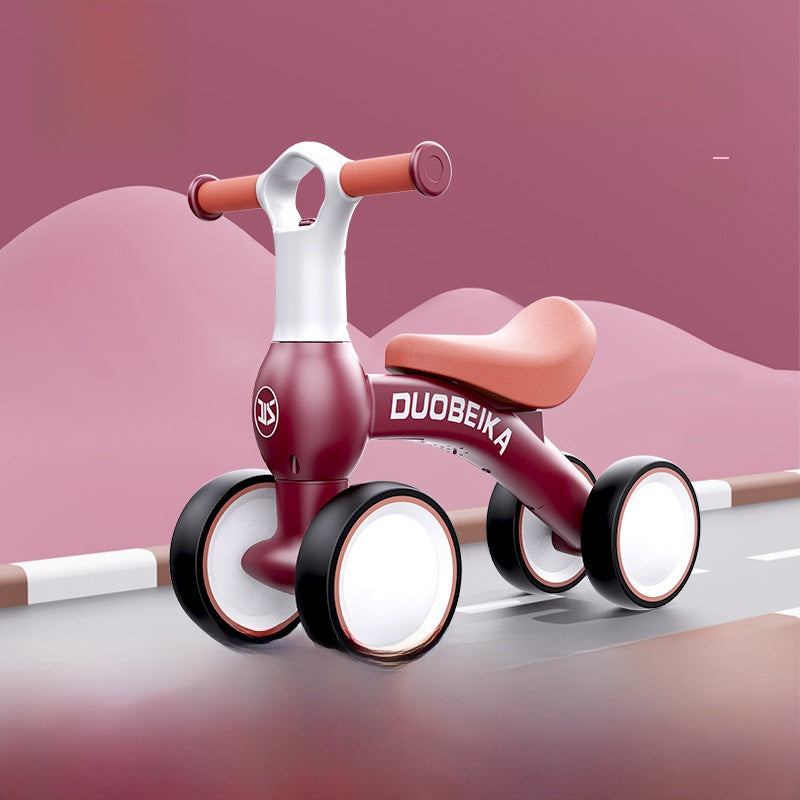 Draisienne Porteur Bébé 4 Roues Bébé PP+ABS | Certifié 3C, Apprentissage Marche 1-3 ans | SolidVelo