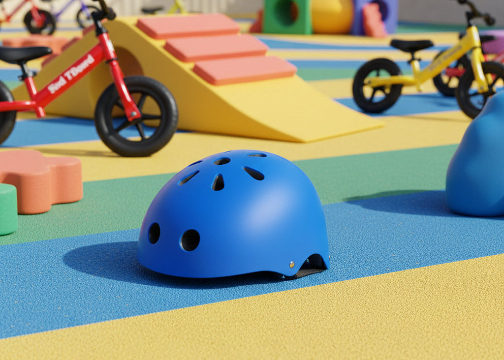 Casque Vélo Enfant Bleu | Protection Trottinette Skate Roller | SolidVelo