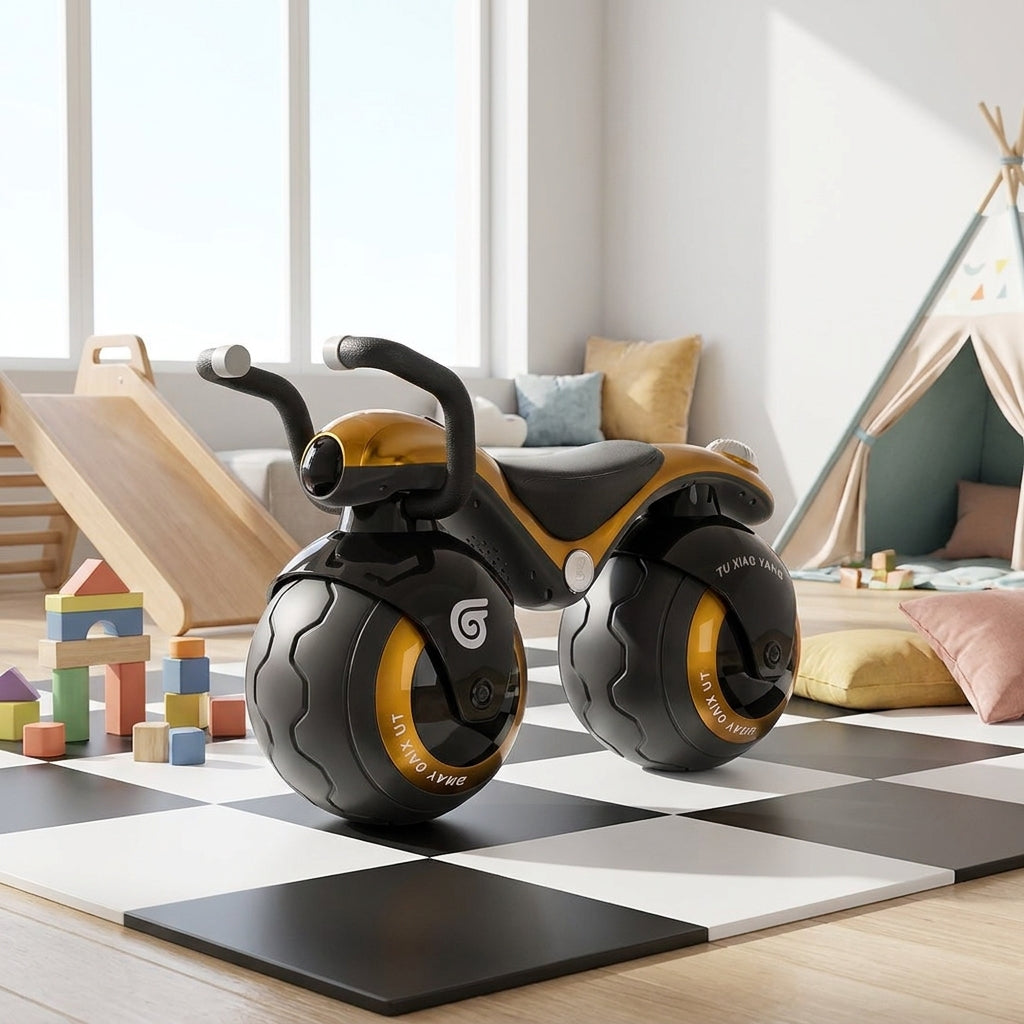 Draisienne Enfant 2 ans Torsion 12 Pouces ABS | Charge 75kg, Poignée Parentale, Multi-Âge | SolidVelo