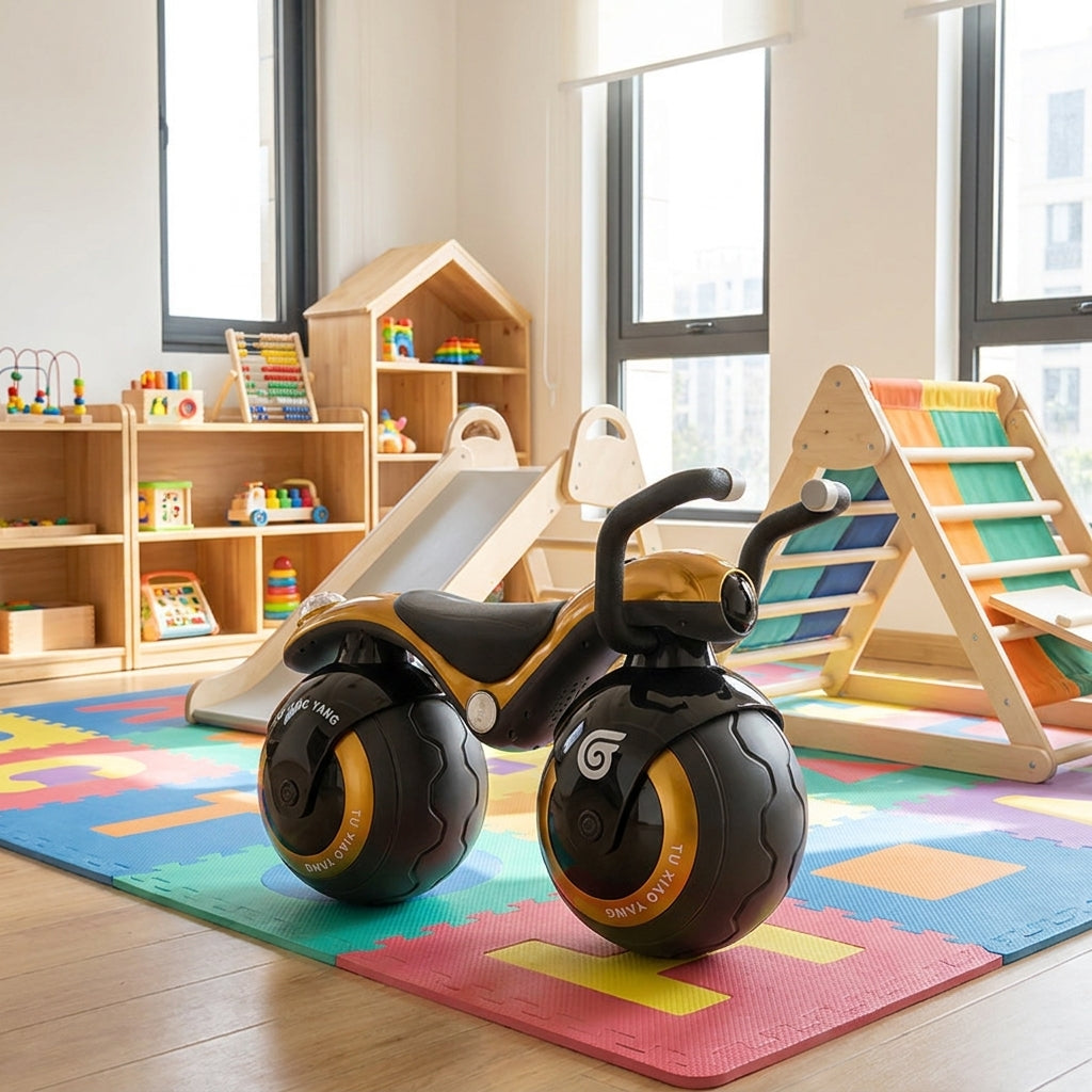 Draisienne Enfant 2 ans Torsion 12 Pouces ABS | Charge 75kg, Poignée Parentale, Multi-Âge | SolidVelo