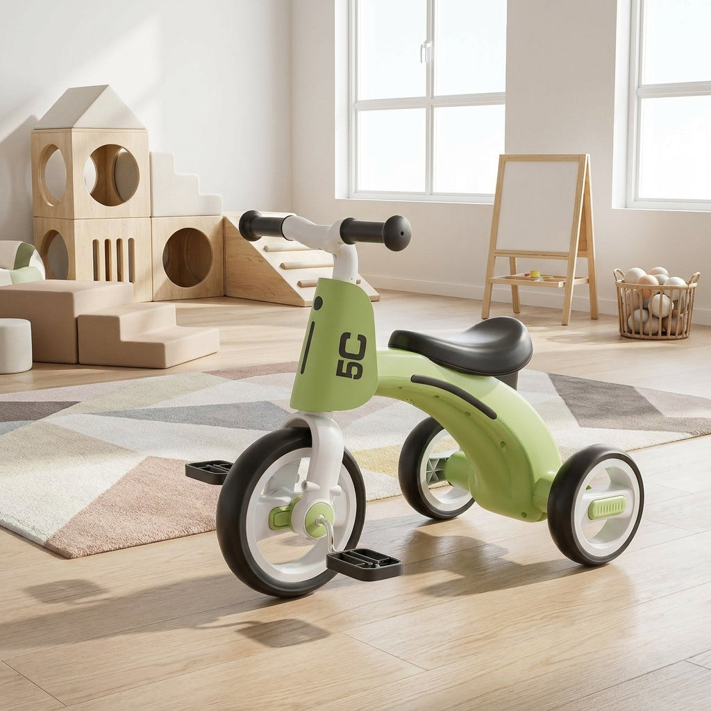 Draisienne Enfant-Tricycle Enfant Musique & Lumières EVA | Anti-Basculement, 1-6 ans | SolidVelo