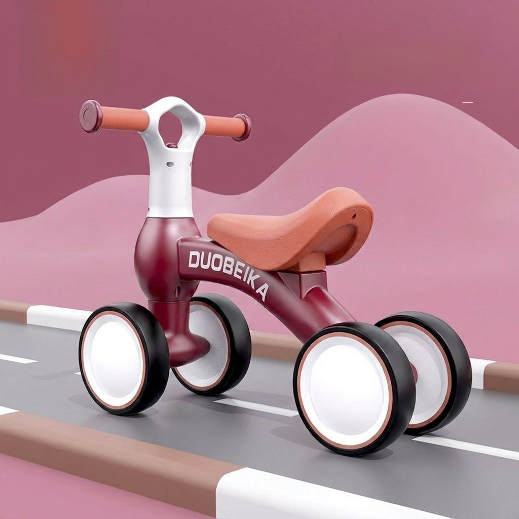Draisienne Porteur Bébé 4 Roues Bébé PP+ABS | Certifié 3C, Apprentissage Marche 1-3 ans | SolidVelo