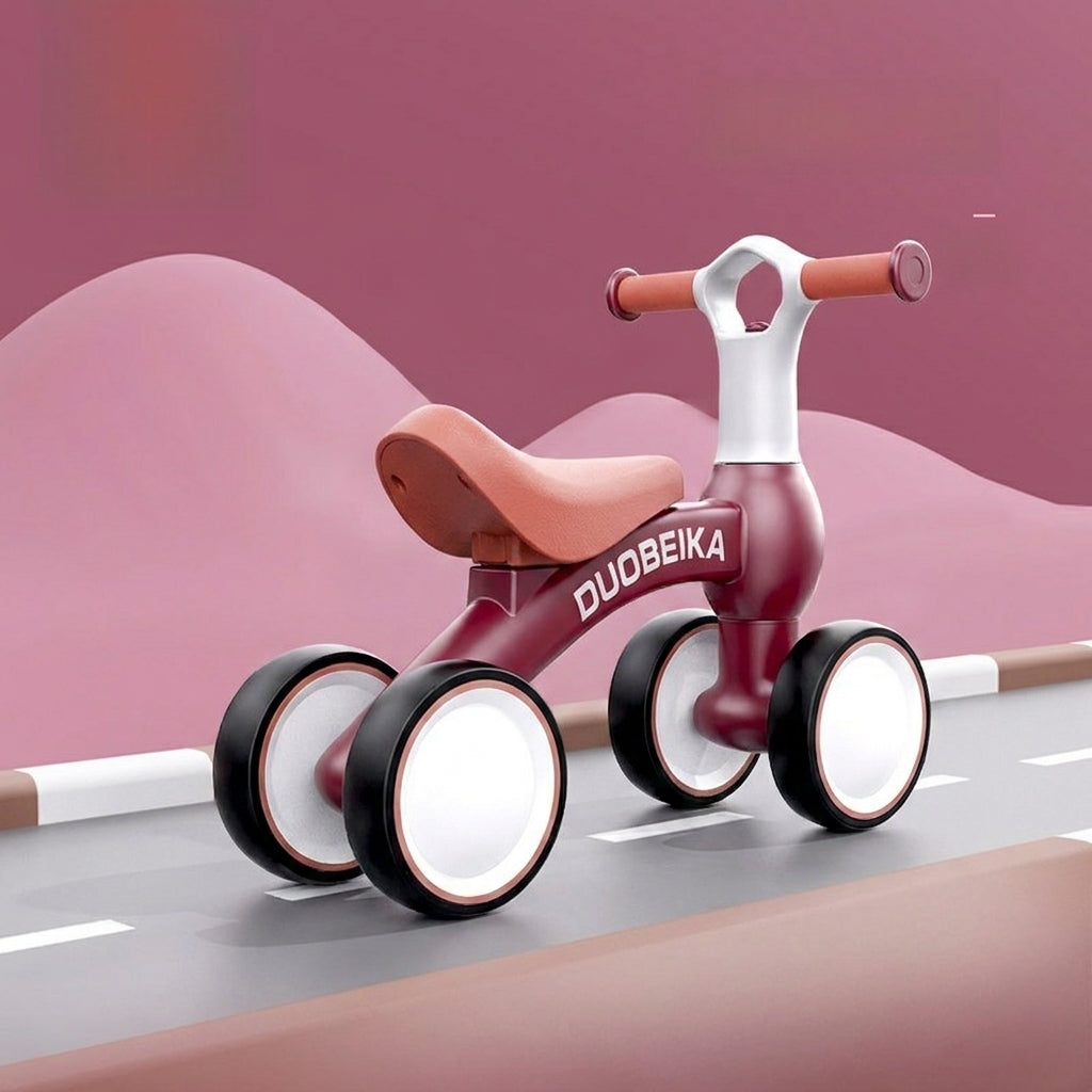 Draisienne Porteur Bébé 4 Roues Bébé PP+ABS | Certifié 3C, Apprentissage Marche 1-3 ans | SolidVelo