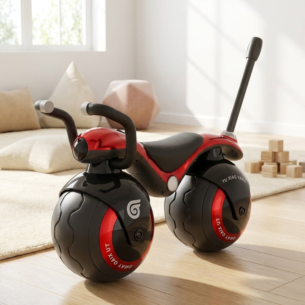 Draisienne Enfant 2 ans Torsion 12 Pouces ABS | Charge 75kg, Poignée Parentale, Multi-Âge | SolidVelo