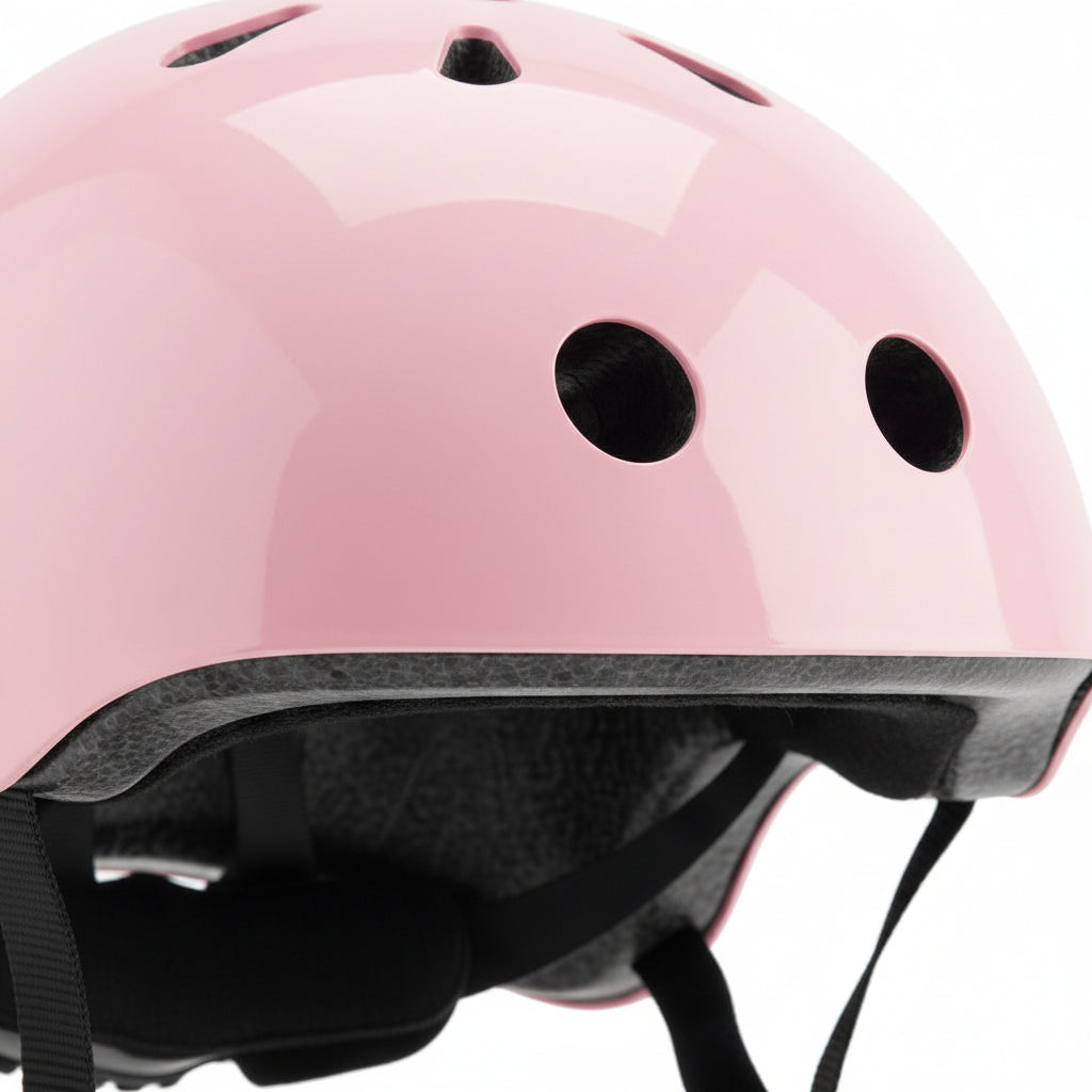 Casque Vélo Fille Rose | Protection Trottinette Skate Roller | SolidVelo