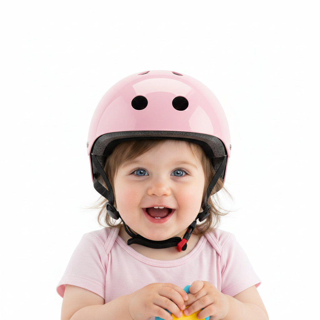 Casque Vélo Fille Rose | Protection Trottinette Skate Roller | SolidVelo