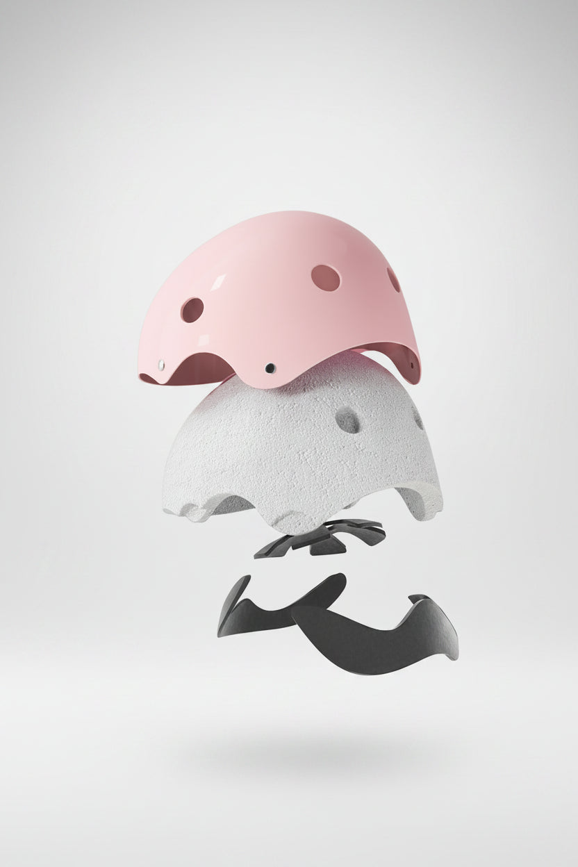 Casque Vélo Fille Rose | Protection Trottinette Skate Roller | SolidVelo