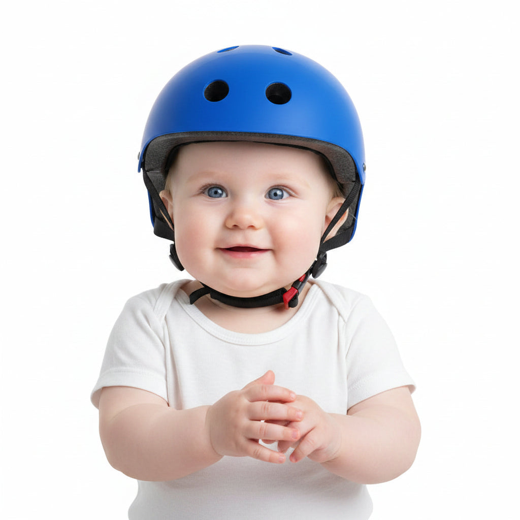 Casque Vélo Enfant Bleu | Protection Trottinette Skate Roller | SolidVelo