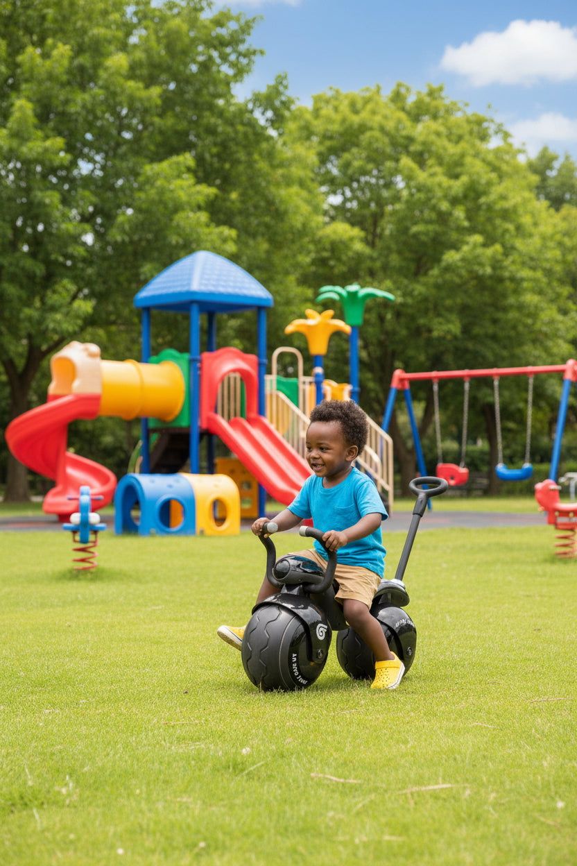 Draisienne Enfant 2 ans Torsion 12 Pouces ABS | Charge 75kg, Poignée Parentale, Multi-Âge | SolidVelo